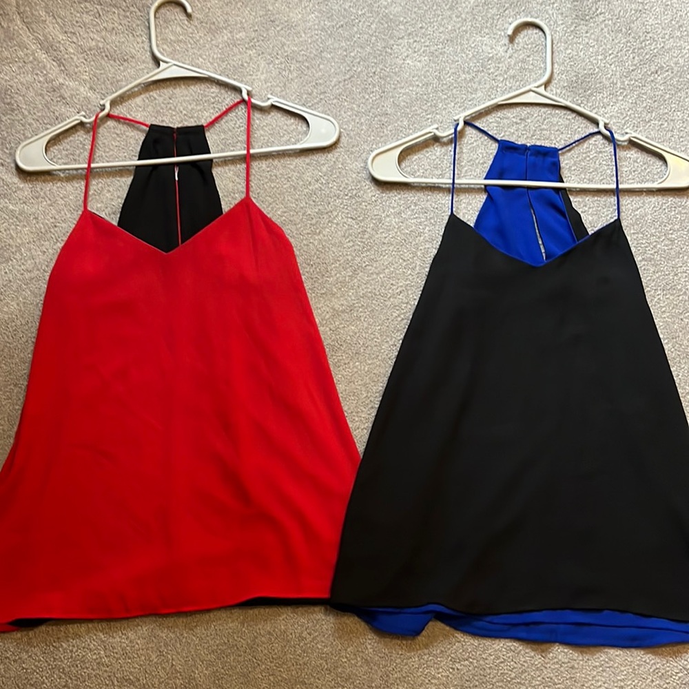 Express red and blue reversible tank tops SZ: XS